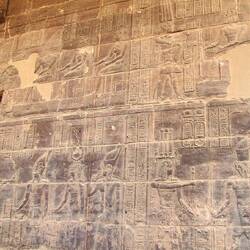 Nearly every surface had a story, carved in intricate detail