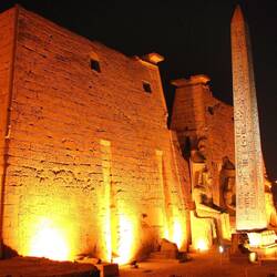 Engulfed by the modern city, the Temple of Luxor is estimated to be almost 3,500 years old.