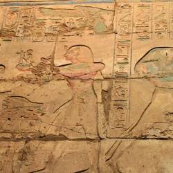 Some of the engravings still display a touch of their original colour... more than 2000 years later!