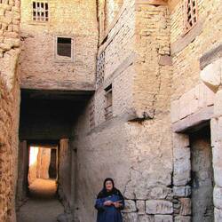 I guess tourists are an opportunity, so she followed us everywhere