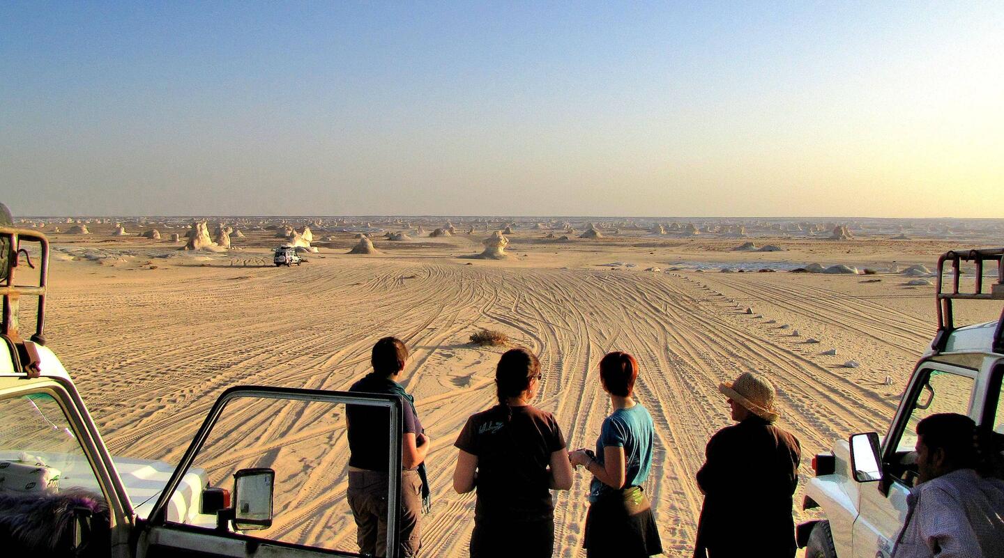 We enter the astonishing White Desert