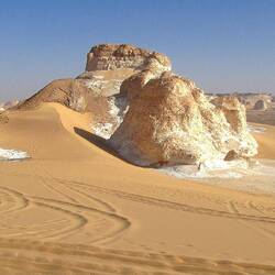 We venture into the dunes to visit some of three larger formations (and get stuck)