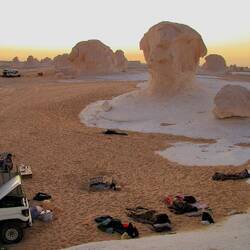 The sunrise created amazing colours