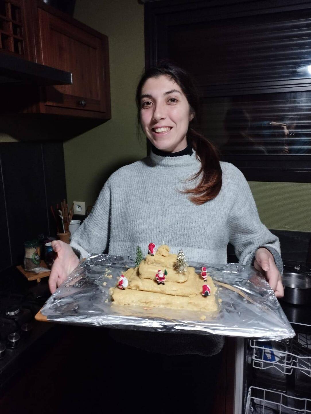 Première fois que je la réalise seule (d'où la pyramide 😅)