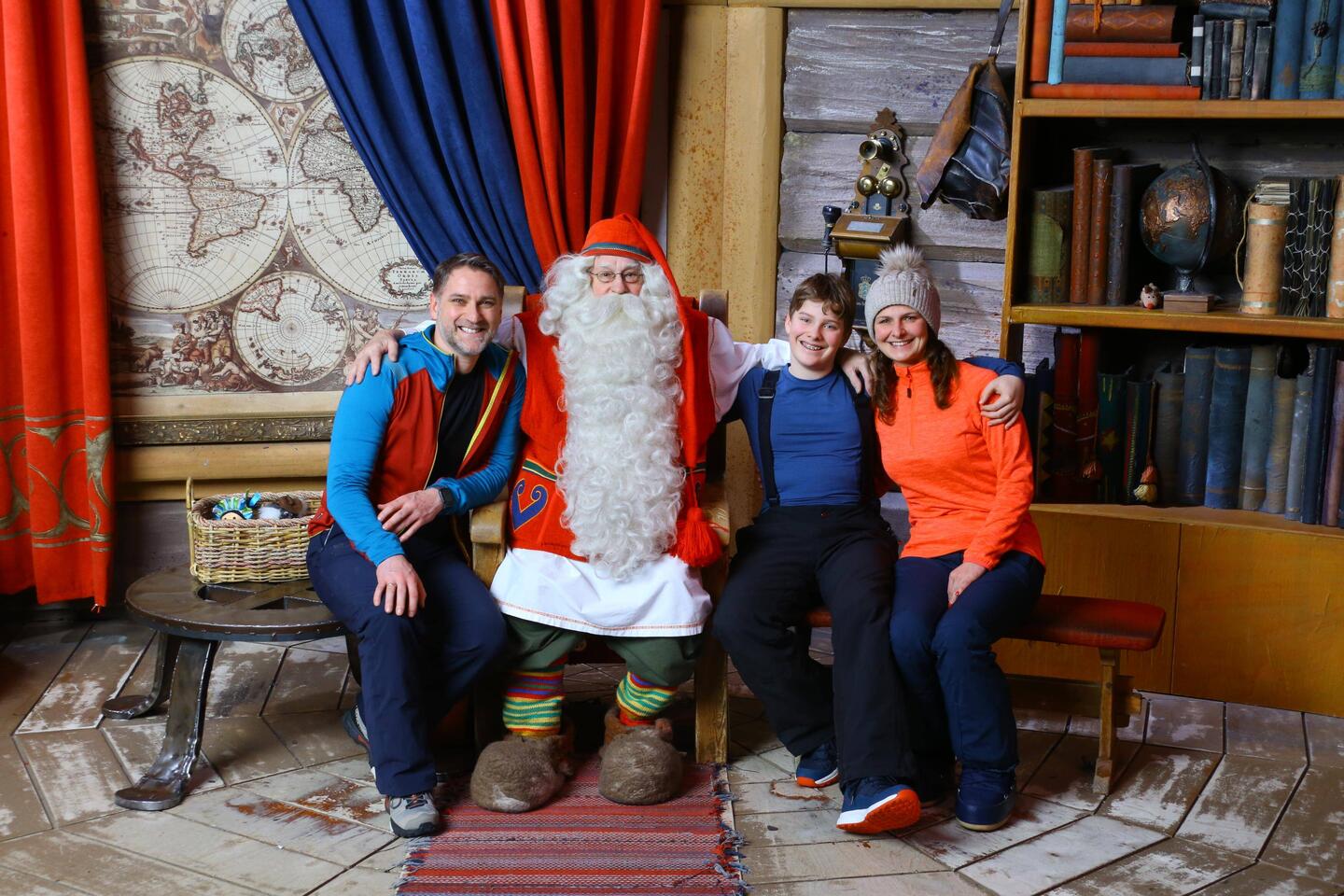 Ho, ho, ho ... seinetwegen sind wir hier. Artig waren wir jedenfalls 😇