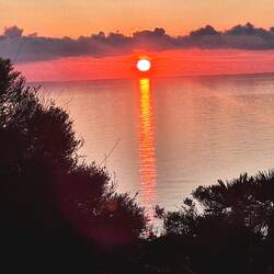 Und wieder ein toller Sonnenuntergang heute Abend