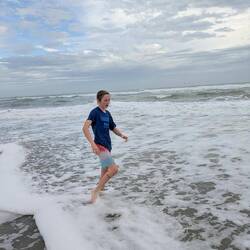 Why we thought they wouldn't get in the water, I will never understand.