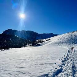 Gut gespurt, jedoch keine andere Menschenseele treffen..
