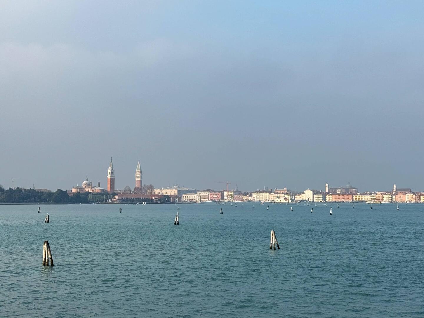 View to St Mark's from the boat