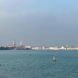 View to St Mark's from the boat