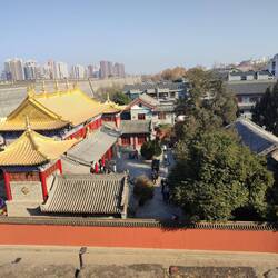 Temple on the Xi'an wall