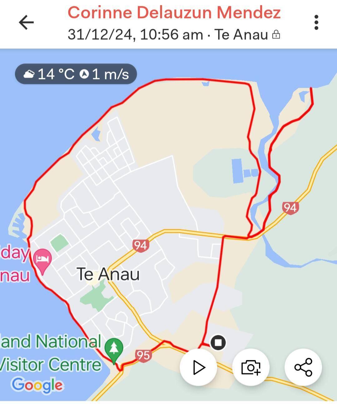 Balade à vélo ! On voit bien les 2 côtés de la rivière