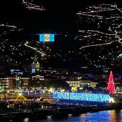 Ankunft auf Madeira- das Bild hat der Kapitän gemacht