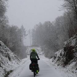 Auf dem Linspherradweg nach Winterberg