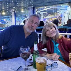 Gene and Patty at Hella's Restaurant