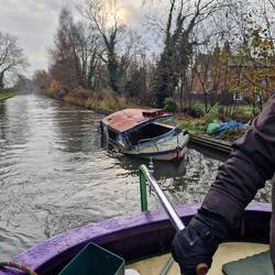 There have been a number of sunken boats with the recent rains 😢
