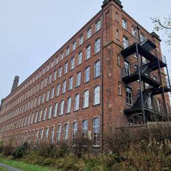 Fazeley Textile Mill, built for William Tolson. Now 51 apartments called Tolson's Mill