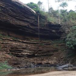 Der Wasserfall ohne Wasser