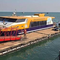 Unsere Fähre nach Freetown