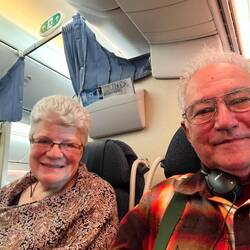 On our first ANA flight from Seattle to Tokyo