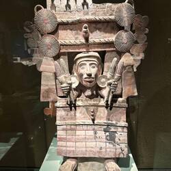 Das erinnert mich etwas an die heutigen Essens-Marktstände in Mexiko City - was es darstellt???