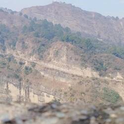 View of Jayanti Mandir from the top of Kangra Fort