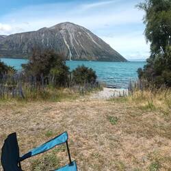 Blick aus unserem Camper