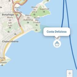 Standort vom Schiff zum Jahrewechsel