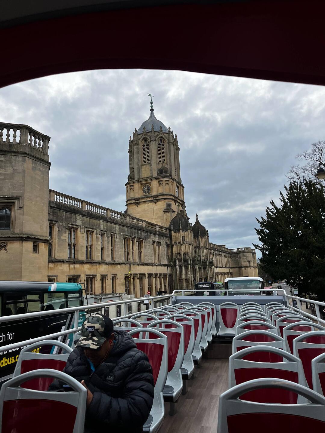 Tom Tower, Christ Church College. Bells toll 101 times for No. first students & always 5min late.