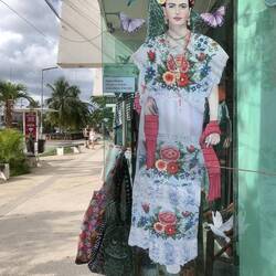 I bump into Freida Kahlo everywhere.