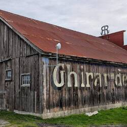 The old livery stable next to the now defunct steamer port.