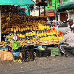 Wunderbare Fruchtauslage