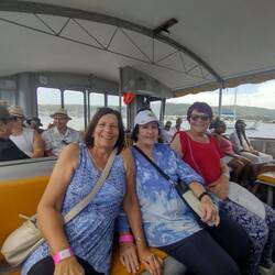 Barbara, Sue and I. Terry & Saskia were sat opposite, out of range