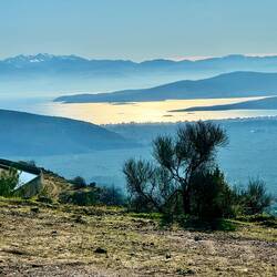 Blick auf den Golf von Korinth