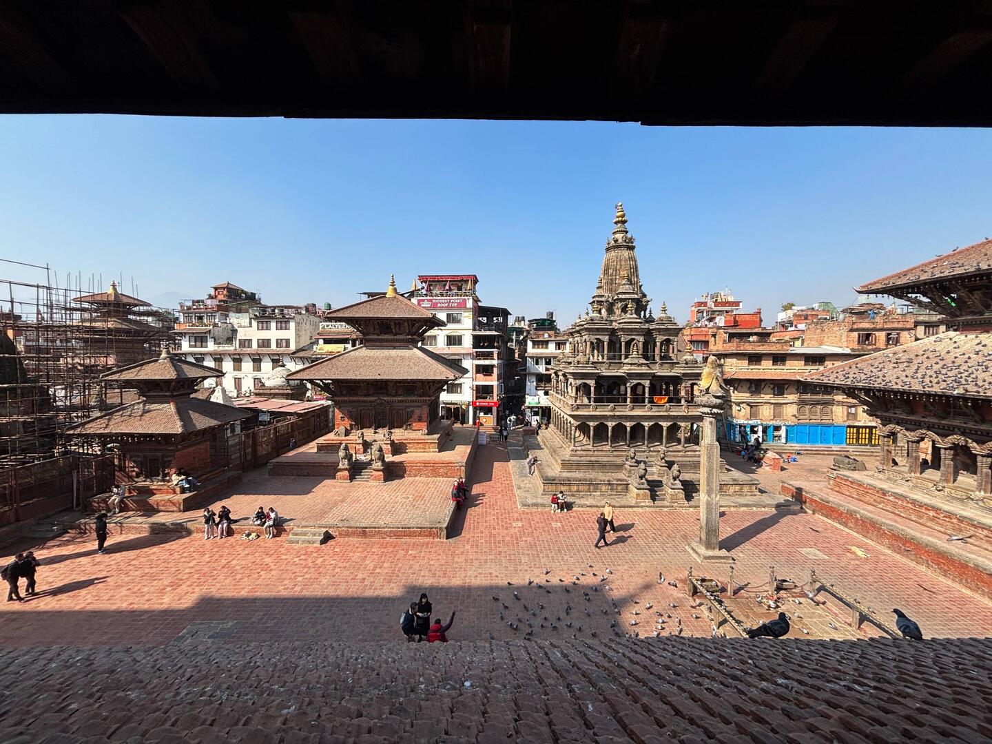 Blick auf den Patan Durban Square