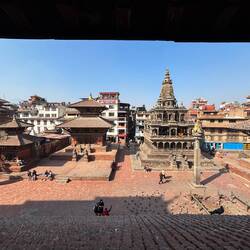 Blick auf den Patan Durban Square