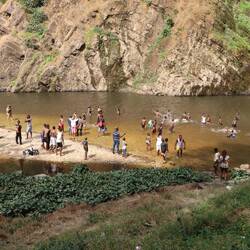Voll wie im Sommer im Freibad