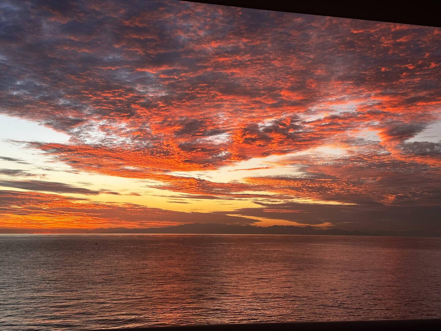 Letzter Sonnenaufgang auf Teneriffa