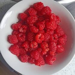 Des framboises de chez Belinda.