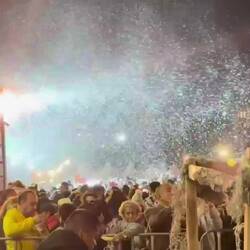 Winterimitation auf dem Hauptplatz