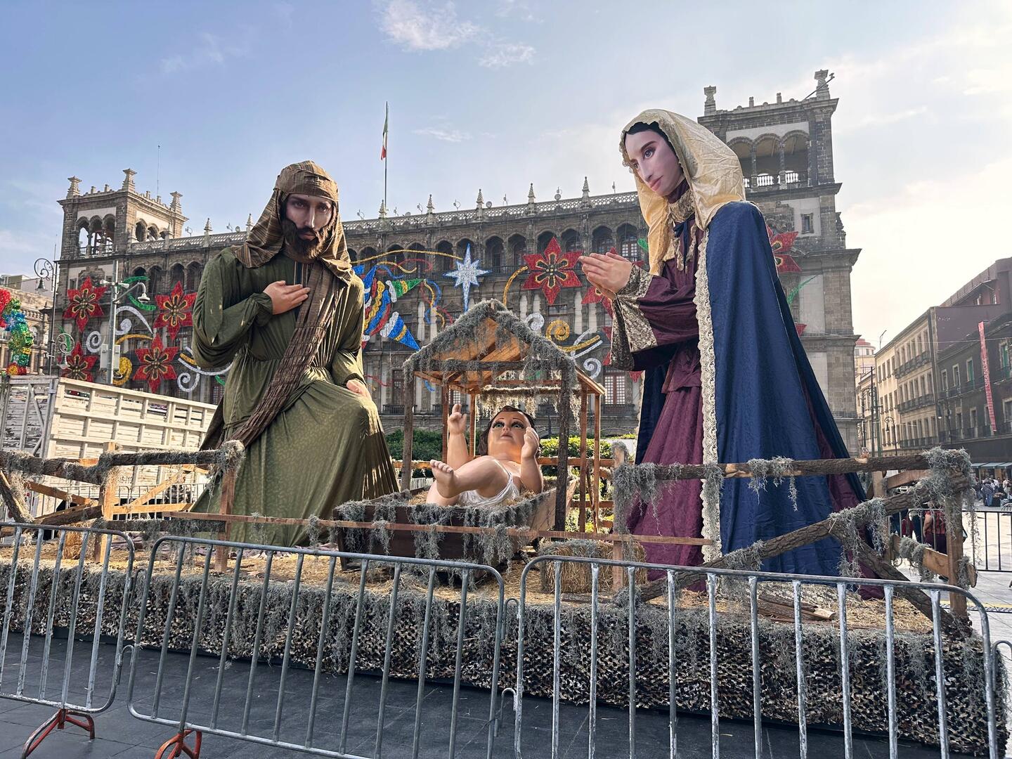 Krippe auf dem Zocalo