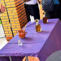 Die Probierrunde - sie waren nicht kleinlich!