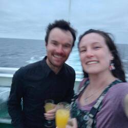 A blurry photo from an amazing night.