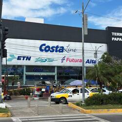 Die Busstation wo ich mein Ticket kaufte - im Internet war keine vernünftige Verbindung zu finden