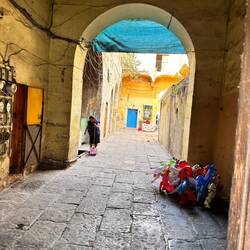 Hinterhof und Lagerplatz