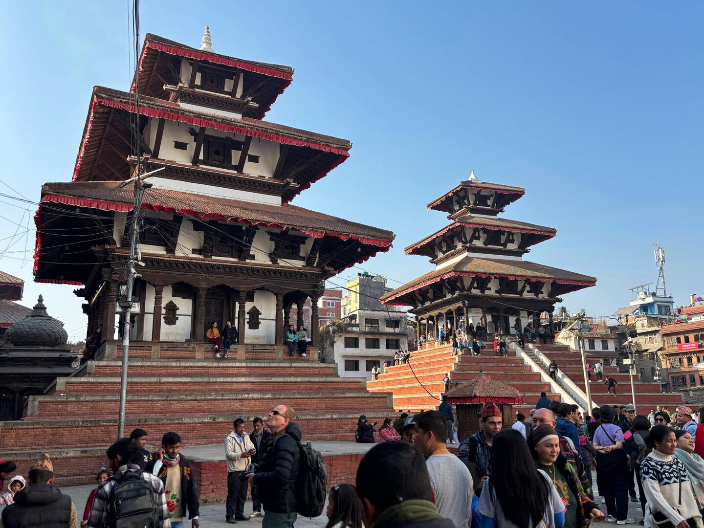 Am Durbar Square in Kathmandu