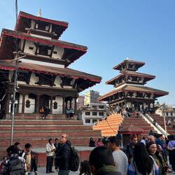 Am Durbar Square in Kathmandu