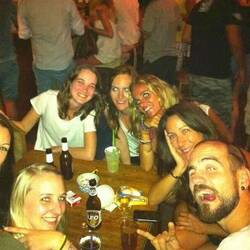 Abendessen mit unseren neuen Buddys