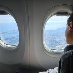 Thomas checking out downtown Miami and South Beach