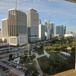 View out our window at the Intercontinental